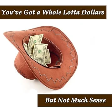 Lots Of Dollars But Not Much Sense — single artwork